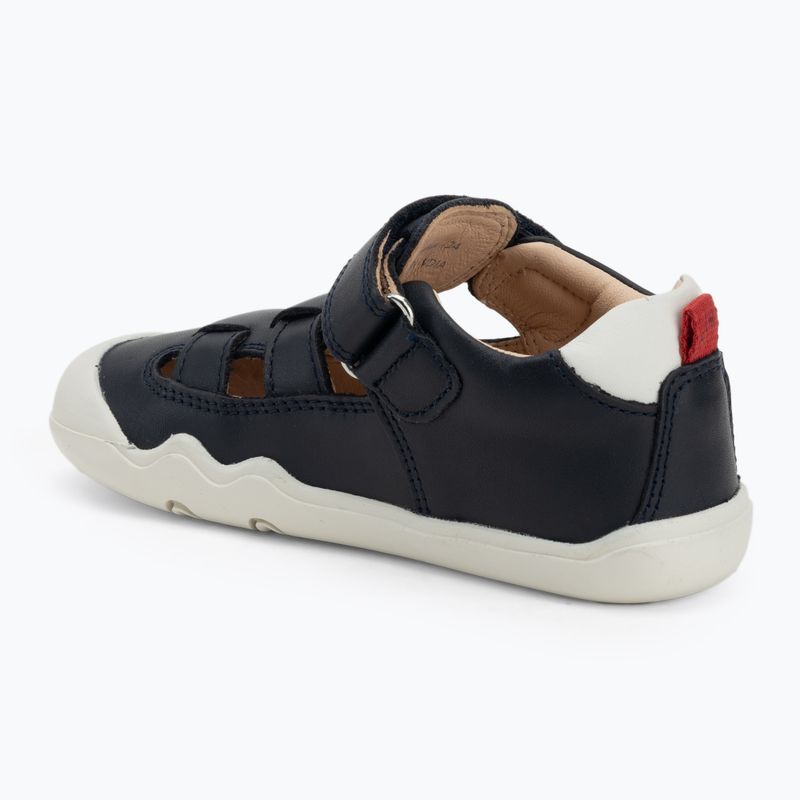 Детски обувки за боси крака Geox Steppieup navy/white 3