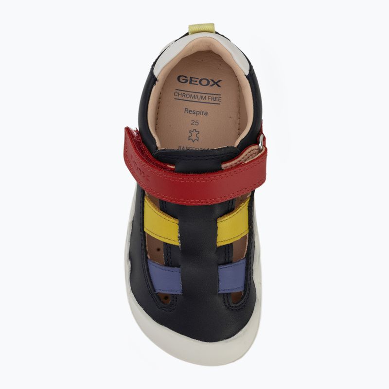 Детски обувки barefoot Geox Steppieup navy/multicolor 4