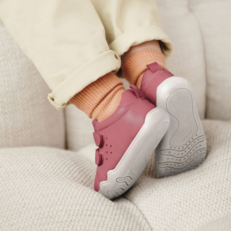 Детски обувки за боси крака Geox Steppieup fuchsia 17