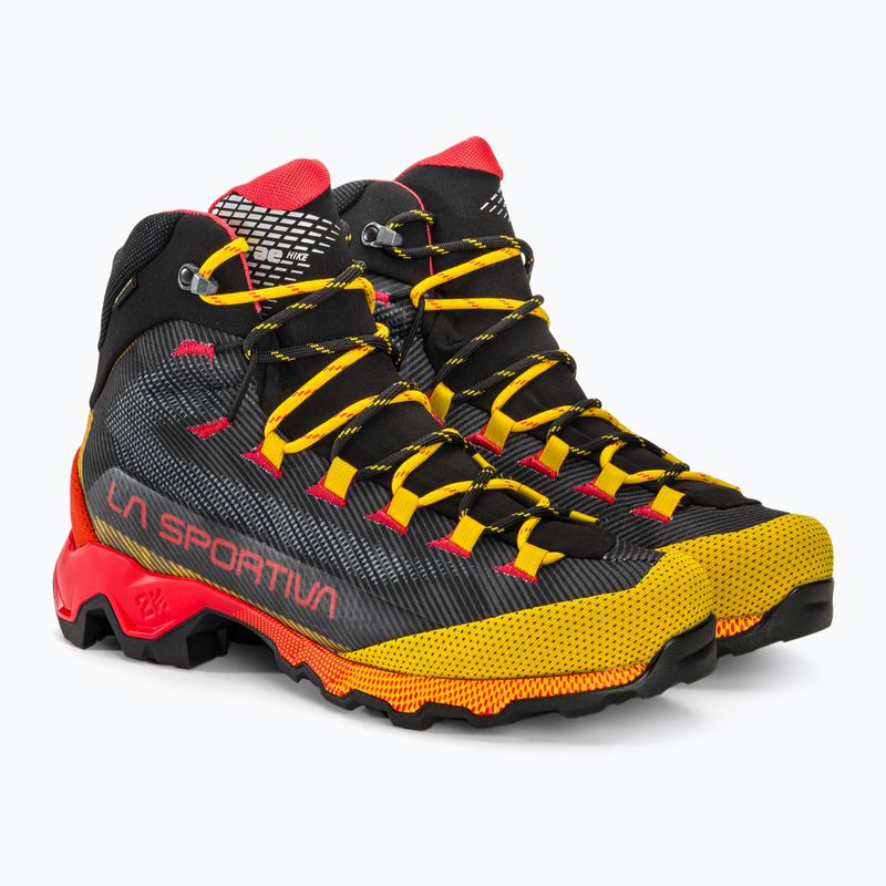 Мъжки ботуши за трекинг La Sportiva Aequilibrium Hike GTX carbon/yellow 4