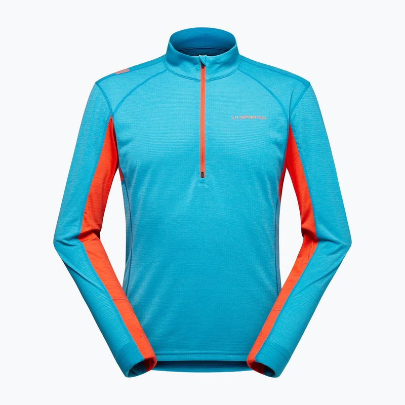Мъжки суитшърт La Sportiva Swift Longsleeve tropic blue/ cherry tomato