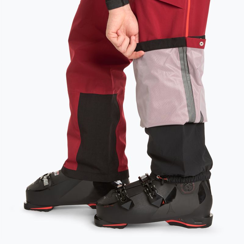 Мъжки панталони за скитуринг La Sportiva Chaser Evo Shell Bib sangria 7