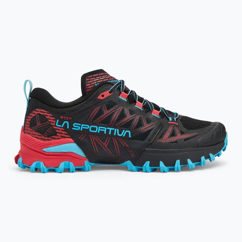 Дамски обувки за бягане La Sportiva Bushido III GTX black/ hibiscus 2