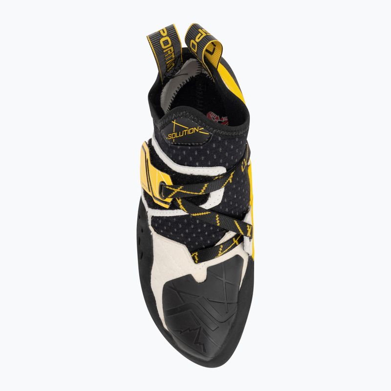 Мъжка обувка за катерене Solution white/ yellow на La Sportiva 5