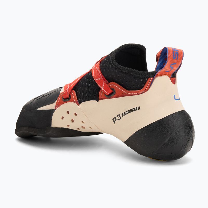 Дамски обувки за катерене La Sportiva Solution white/lily orange 3