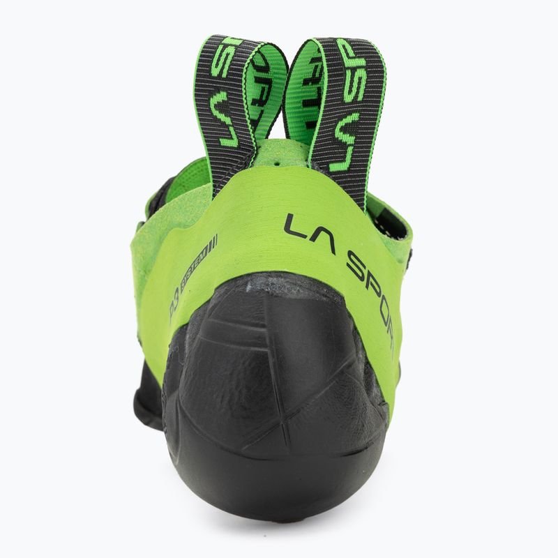 La Sportiva Skwama Vegan черна/блестящо зелена обувка за катерене 6