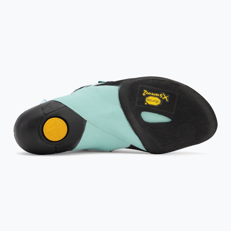La Sportiva Skwama Vegan carbon / turquoise дамска обувка за катерене 4
