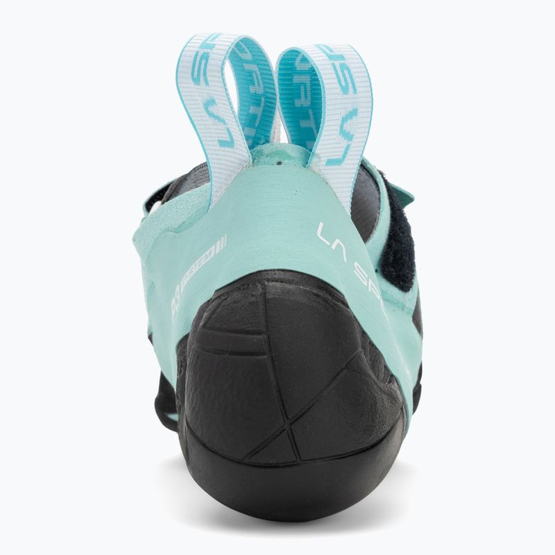 La Sportiva Skwama Vegan carbon / turquoise дамска обувка за катерене 6