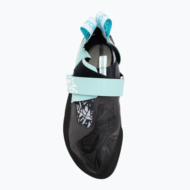 Дамски обувки за катерене La Sportiva Skwama Vegan carbon/turquoise 5