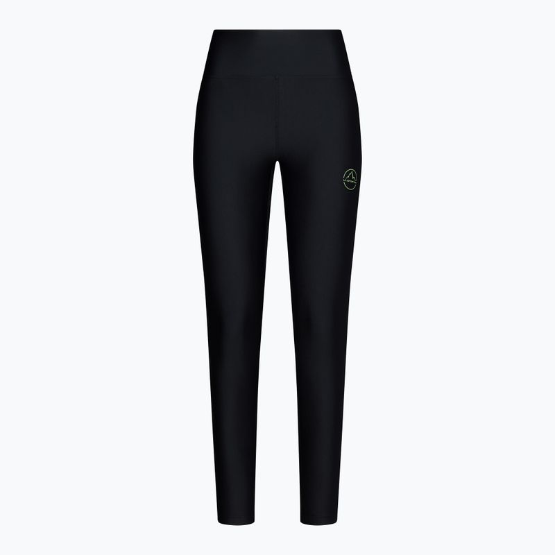 Дамски гамаши за катерене La Sportiva Aerial black / aspen green 4
