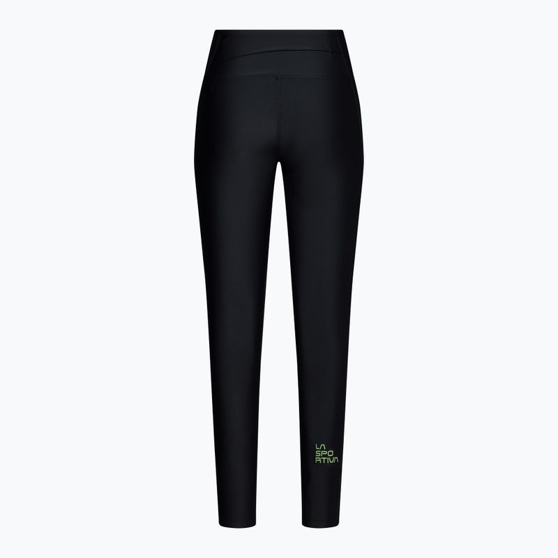 Дамски гамаши за катерене La Sportiva Aerial black / aspen green 5
