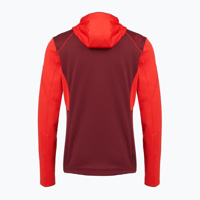 Мъжки потник La Sportiva Chill Thermal Hoody mountain red / redwood trekking 2