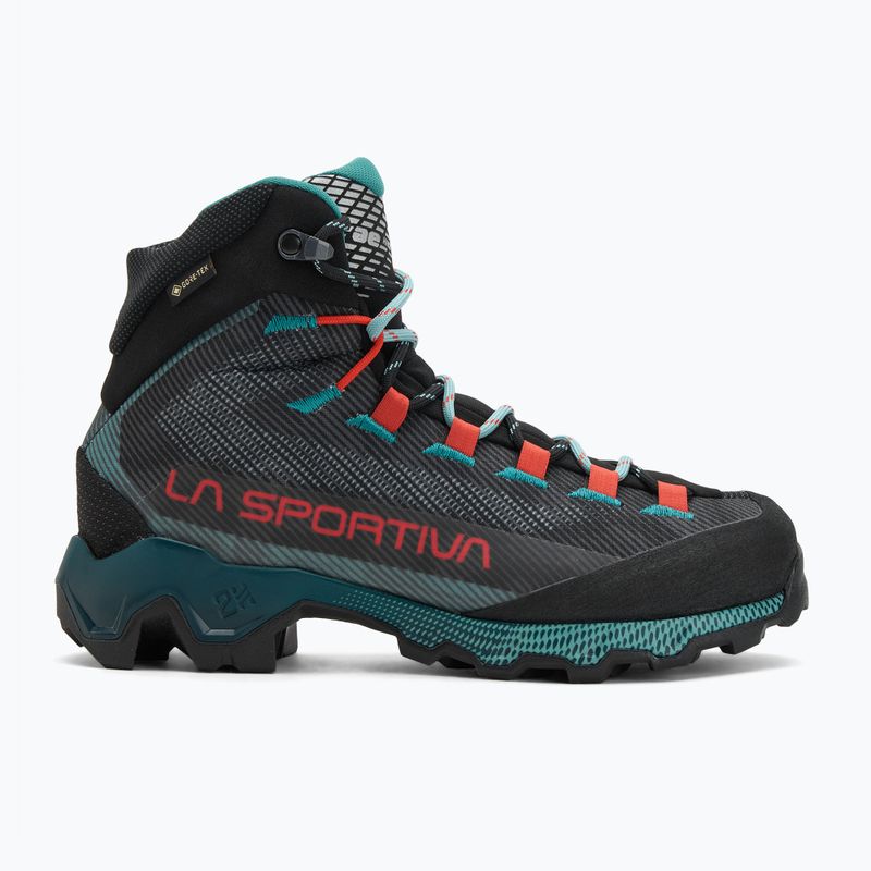 Дамски обувки за високопланински туризъм La Sportiva Aequilibrium Hike GTX carbon/ everglade 2