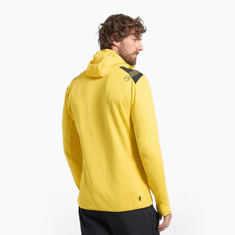 Мъжки термоактивен суитшърт La Sportiva Lucendro Thermal Hoody yellow/black 2