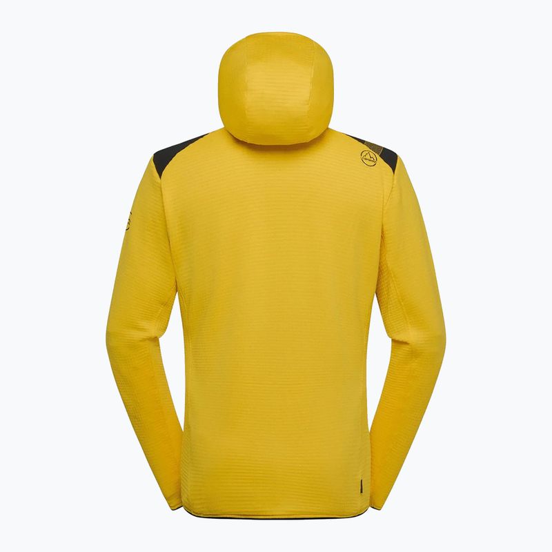 Мъжка термоактивна блуза La Sportiva Lucendro Thermal Hoody жълто/черно 5