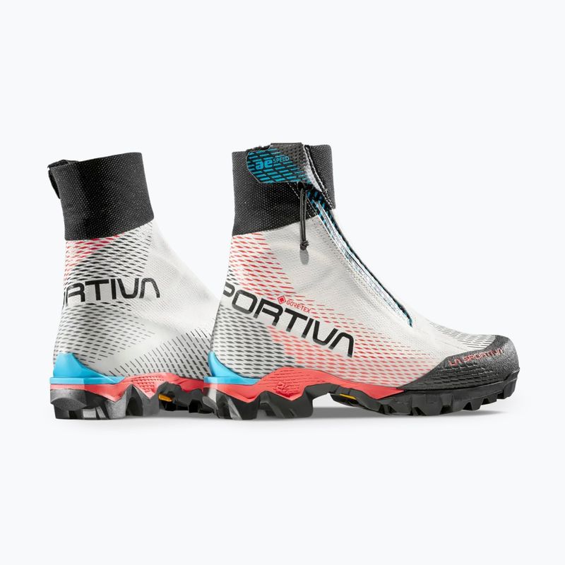 Дамски високопланински обувки La Sportiva Aequilibrium Speed GTX white/hibiscus 4