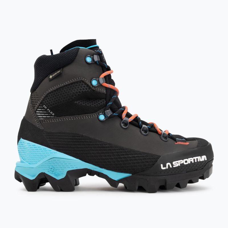 Дамски високопланински обувки La Sportiva Aequilibrium LT GTX black/hibiscus 2