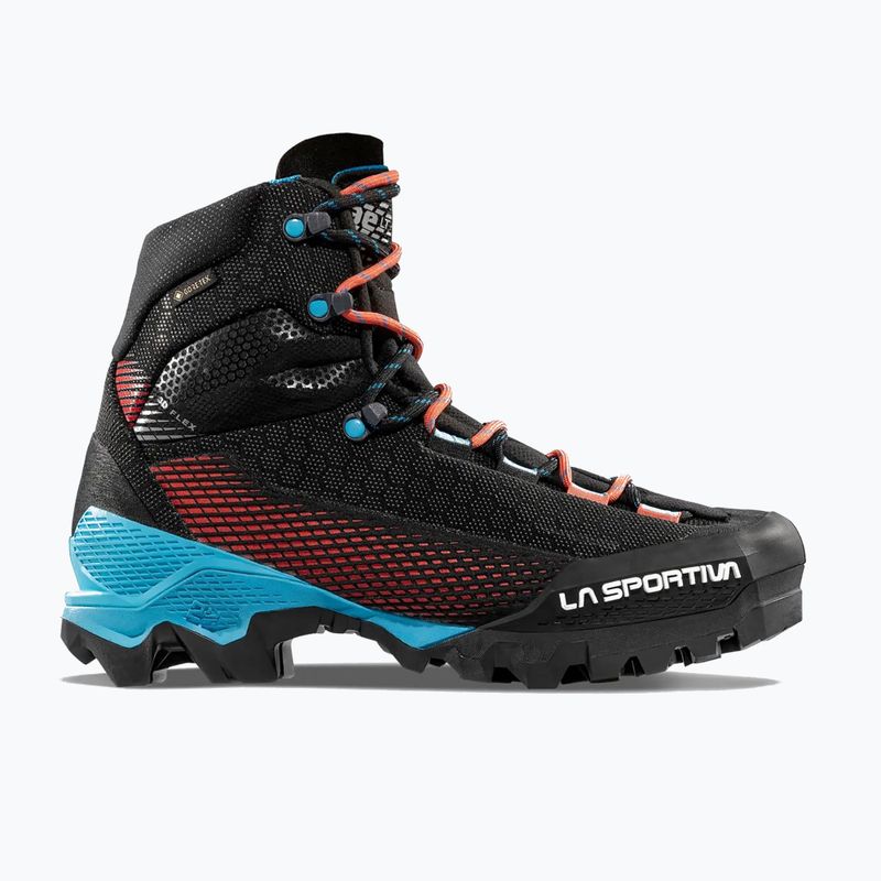Дамски високопланински обувки La Sportiva Aequilibrium ST GTX black/hibiscus 9