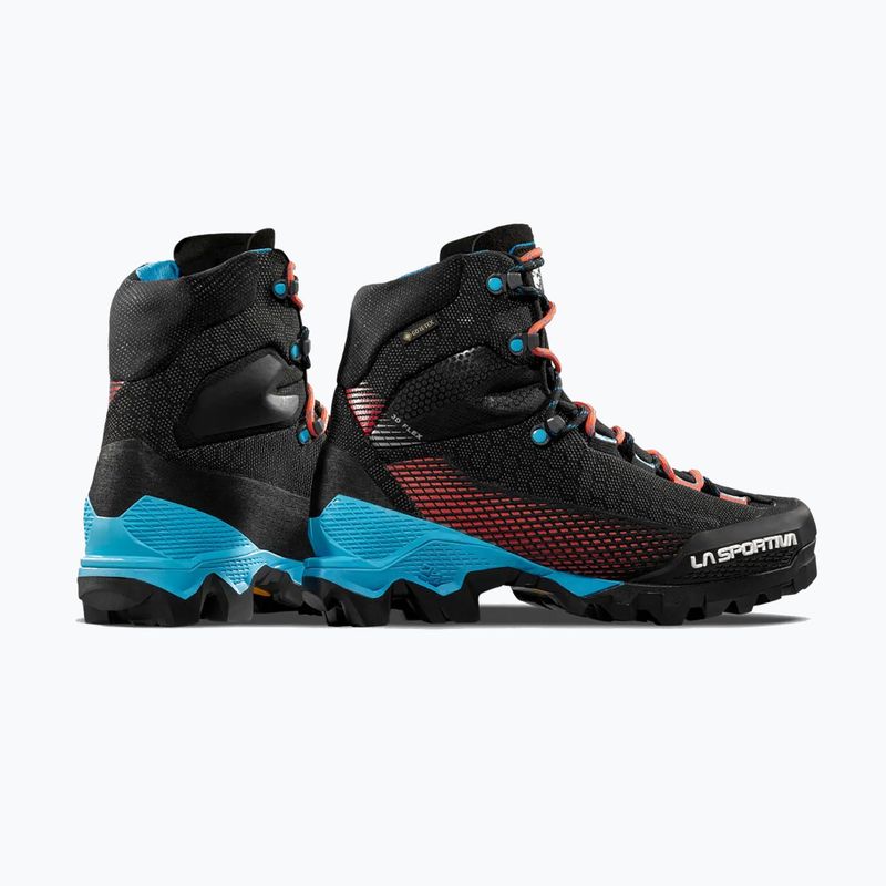 Дамски високопланински обувки La Sportiva Aequilibrium ST GTX black/hibiscus 11