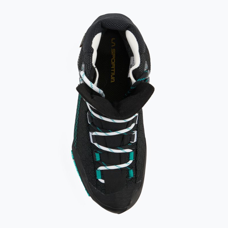 Дамски високопланински обувки La Sportiva Aequilibrium ST GTX black/aqua 5