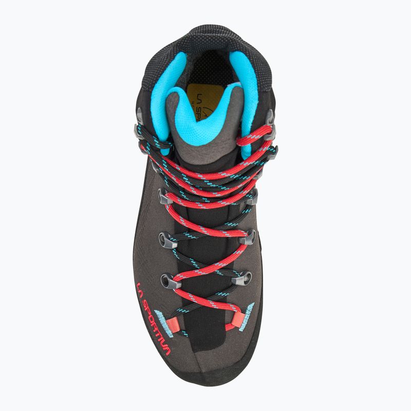 Дамски обувки за трекинг La Sportiva Aequilibrium Trek GTX carbon/malibu blue 5