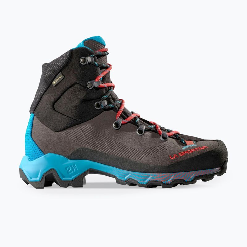 Дамски обувки за трекинг La Sportiva Aequilibrium Trek GTX carbon/malibu blue 9