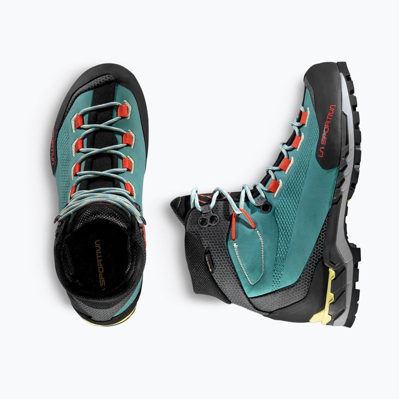 Дамски високопланински обувки La Sportiva Trango Tech Leather GTX juniper/zest 6