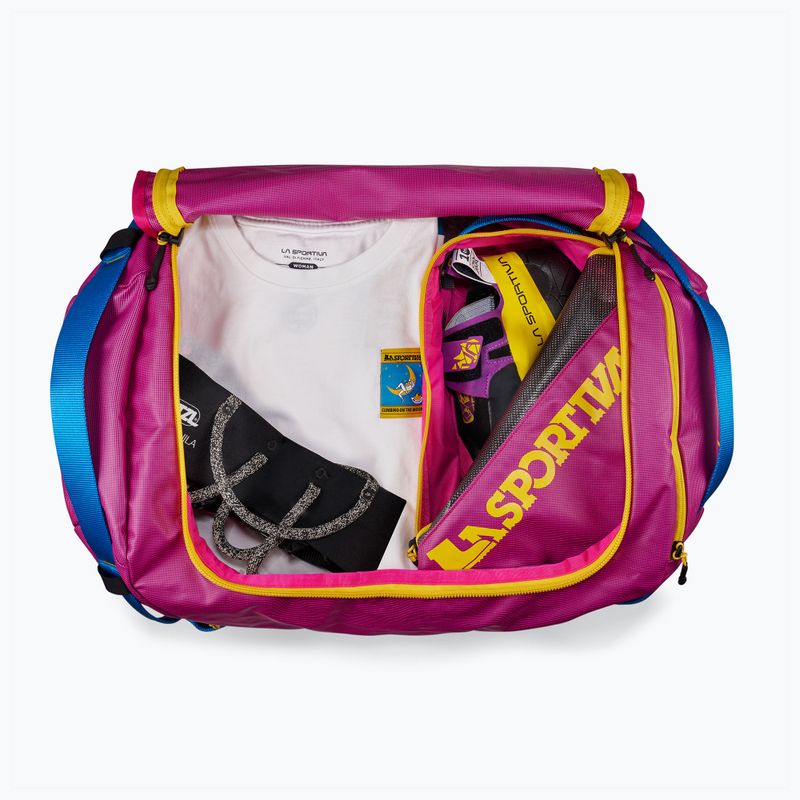 Пътна чанта La Sportiva Nomad Duffel 40 l fucsia/giallo 4