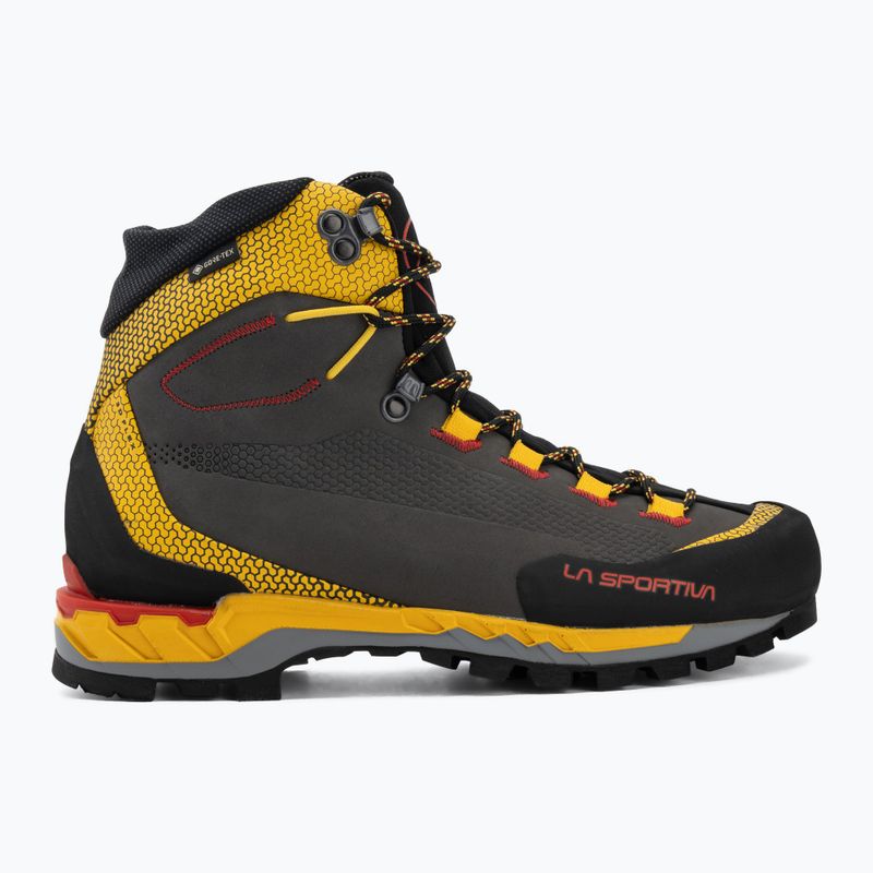 Мъжки високопланински обувки La Sportiva Trango Tech Leather GTX black/yellow 2