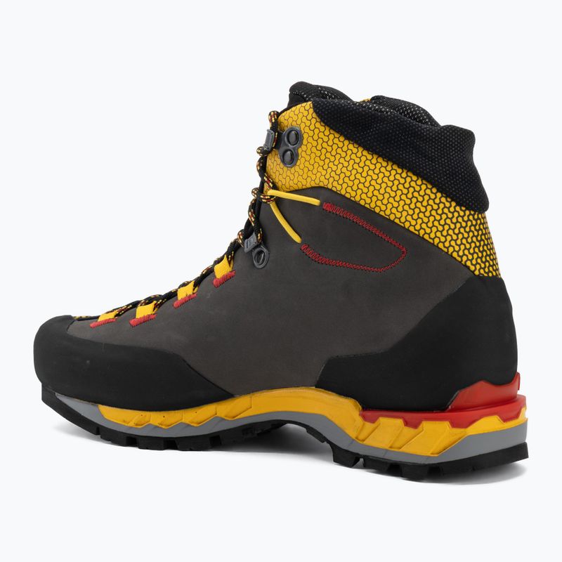 Мъжки високопланински обувки La Sportiva Trango Tech Leather GTX black/yellow 3