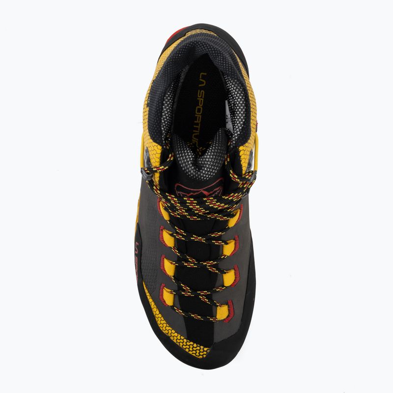 Мъжки високопланински обувки La Sportiva Trango Tech Leather GTX black/yellow 5