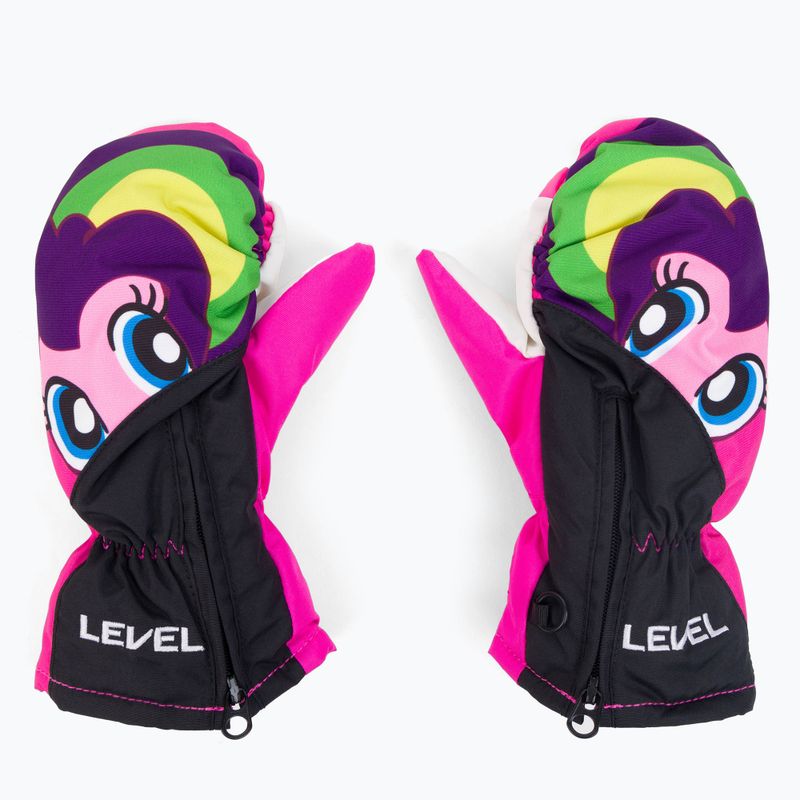 Детски ръкавици за сноуборд Level Lucky Mitt pink 4146 3