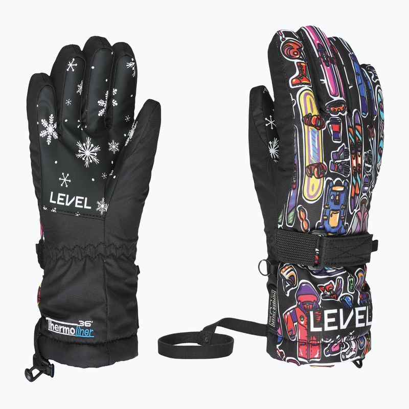Детски сноуборд ръкавици Level Junior purple
