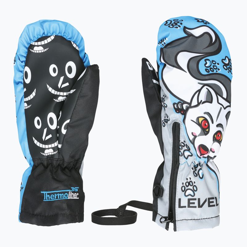 Детски скиорски ръкавици Level Lucky Mitt navy/grey