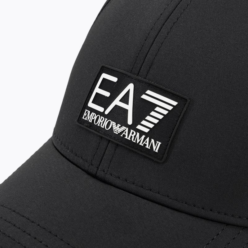 Бейзболна шапка EA7 Emporio Armani Train Core Label black 3