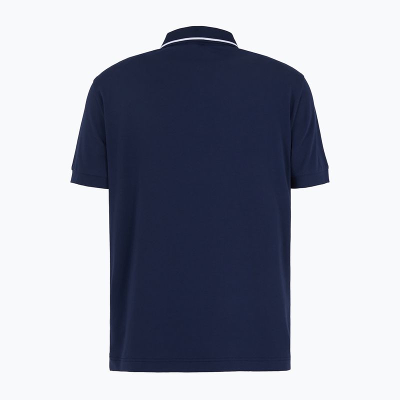 Мъжка поло тениска EA7 Emporio Armani Train Visibility navy blue 2