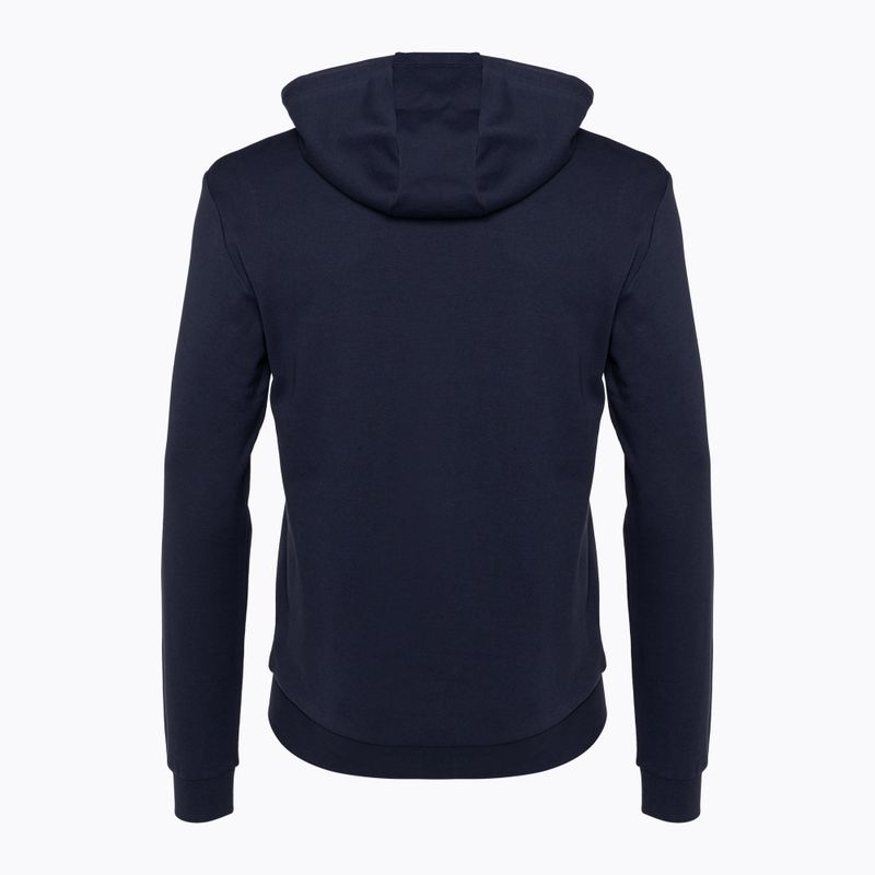 Мъжки суитшърт EA7 Emporio Armani Train Logo Series Oversize Logo Hoodie Coft navy blue 6