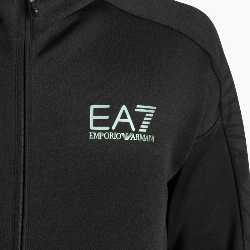 Мъжки суитшърт EA7 Emporio Armani Vigor7 Hoodie black 3