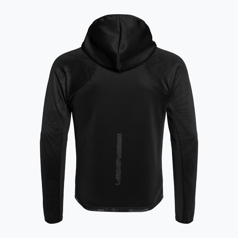 Мъжки суитшърт EA7 Emporio Armani Vigor7 Hoodie black 7
