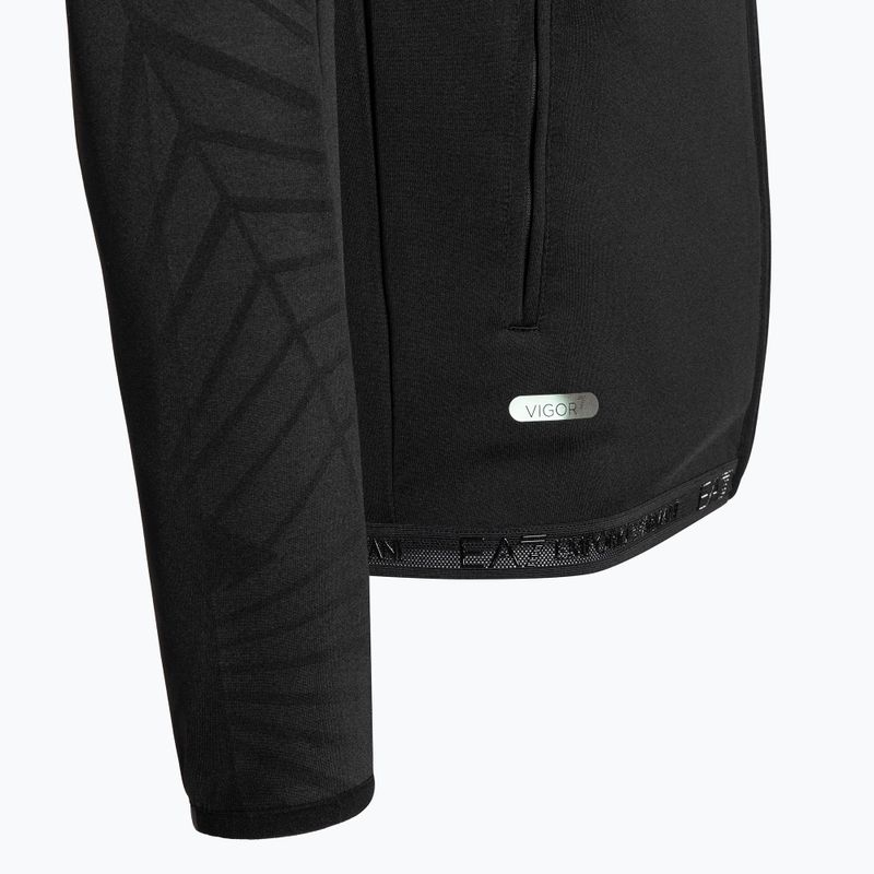 Мъжки суитшърт EA7 Emporio Armani Vigor7 Hoodie black 9