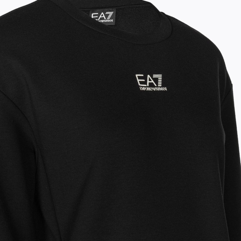 Дамски суитшърт EA7 Emporio Armani Train Logo Series T-Top Essential black 3