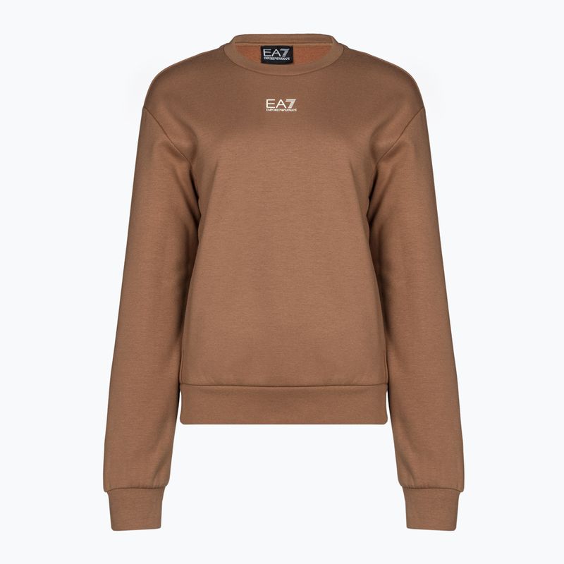 Дамски суитшърт EA7 Emporio Armani Train Logo Series T-Top Essential tan