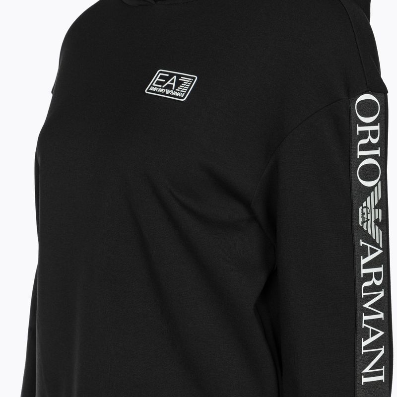 Дамски суитшърт EA7 Emporio Armani Natural Ventus7 Hoodie black 3