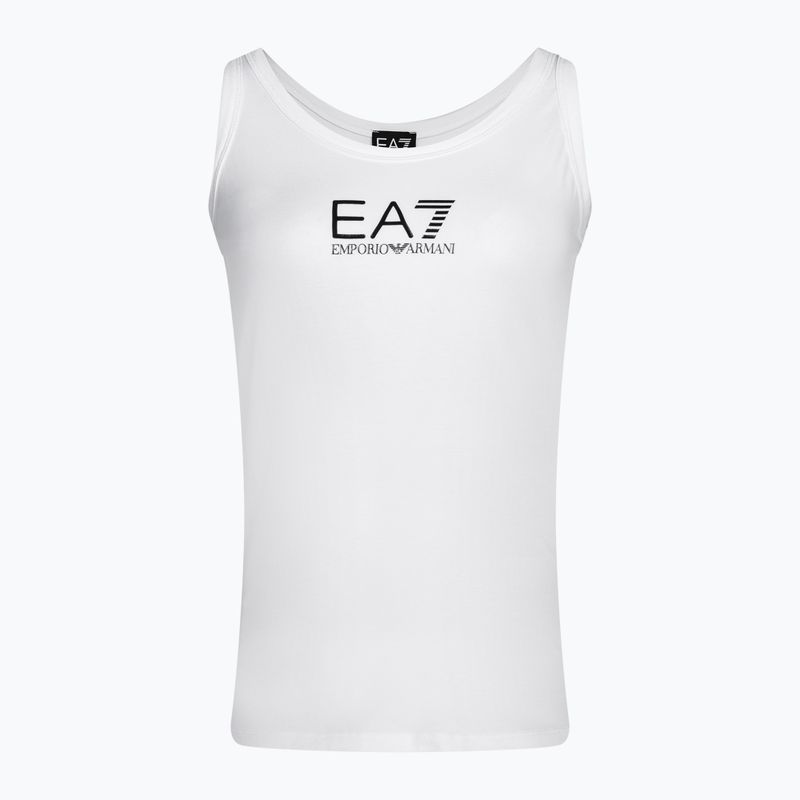 Дамски потник EA7 Emporio Armani Train Shiny white/logo black