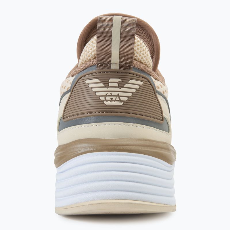 EA7 Emporio Armani Ace Runner Мрежови обувки whitecap grey/ portabella 6
