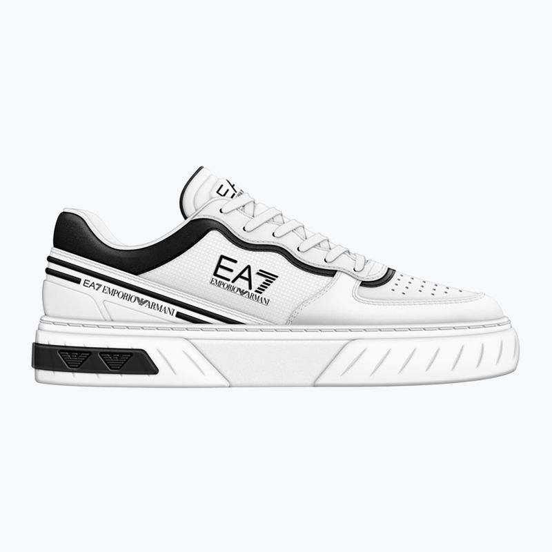 EA7 Emporio Armani Premium Court бели/черни обувки 8