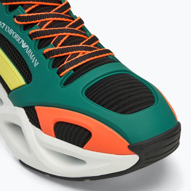 Обувки EA7 Emporio Armani Infinity Cage black/ evergreen/ orange fluo 7