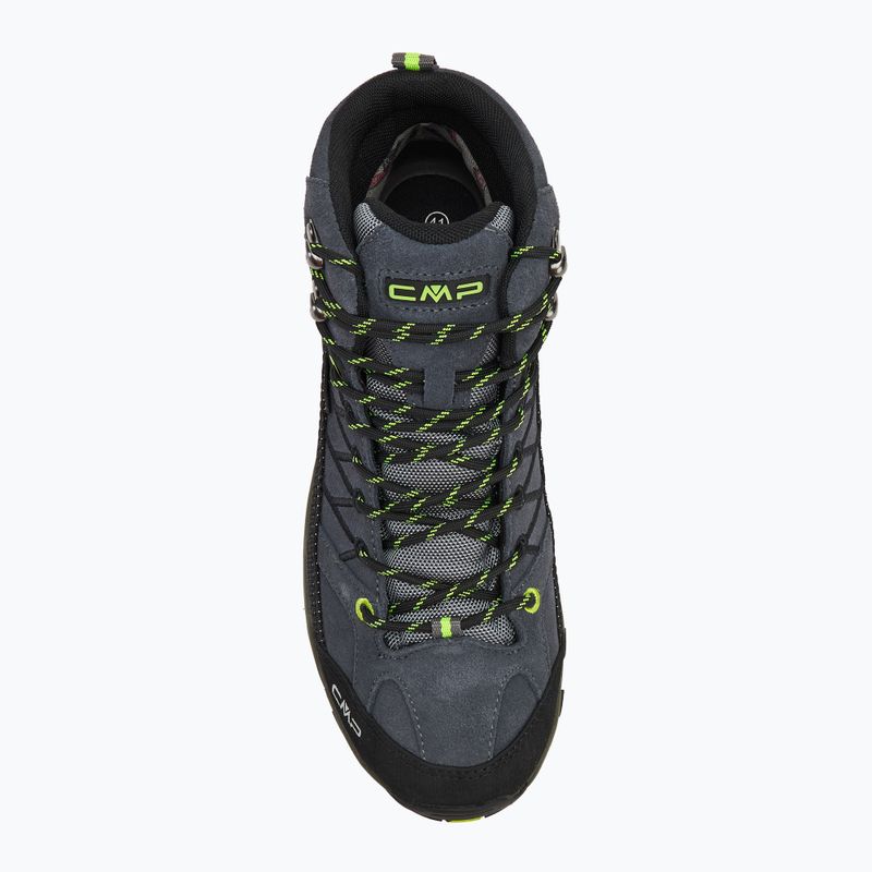 Мъжки ботуши за трекинг CMP Rigel Mid grey/yellow fluo 5