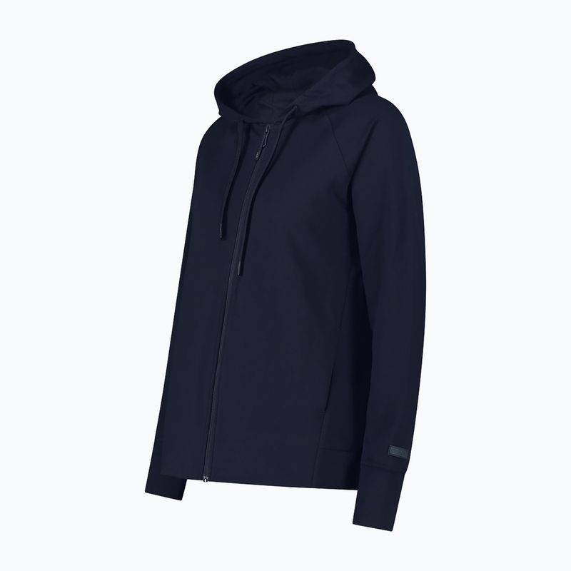 Суитшърт за жени CMP 34D7116 Fix Hood black/blue 3