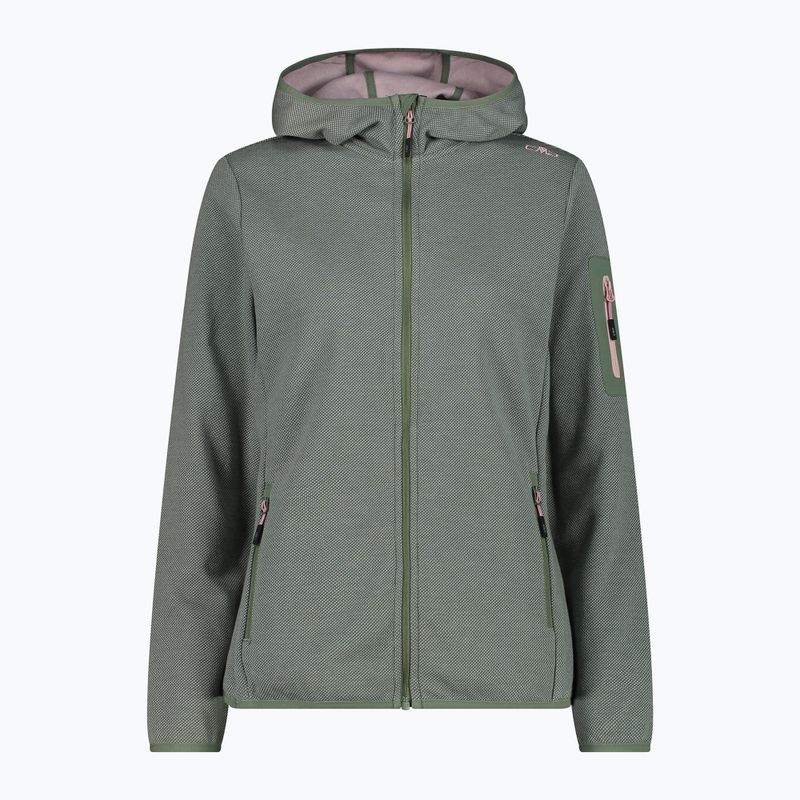 Дамски суитшърт CMP Zip Hood trekking salvia/jade